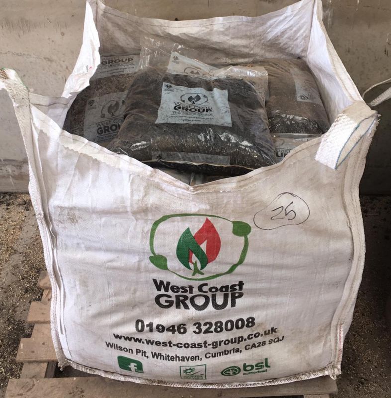 Dumpy of 25 x 30lL Peat Free Compost